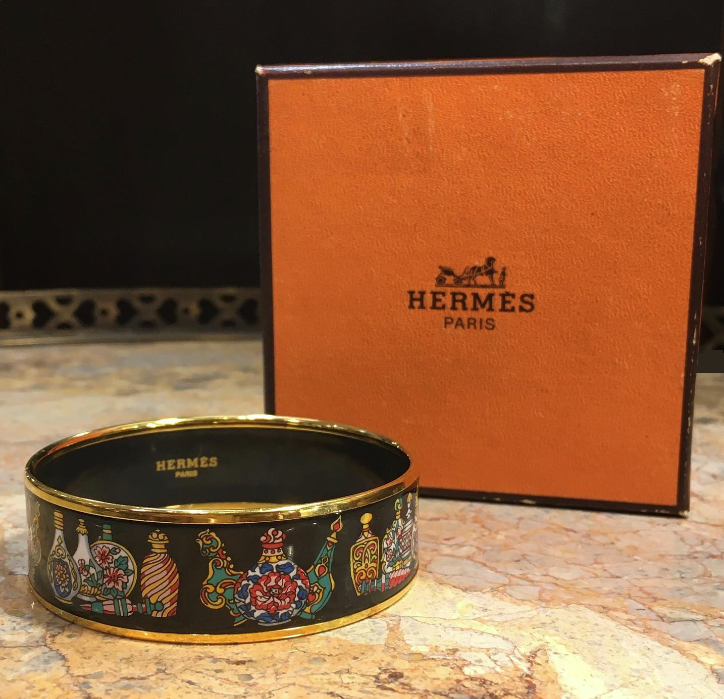 HERMES バングル エマイユGM HERMES エマイユGM バングル SIZE:φ6.5×H2(cm)(2023.12.15