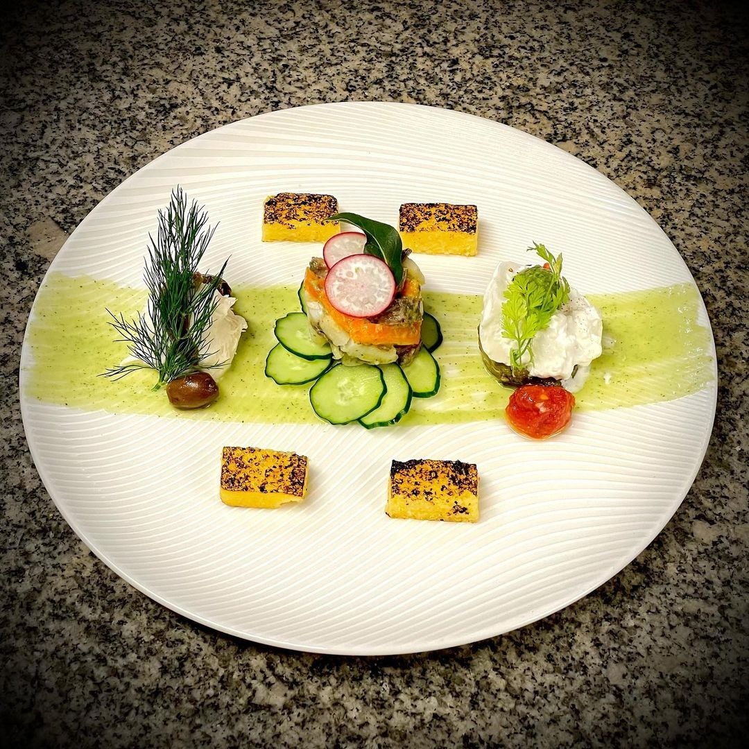 前菜の3品盛り合わせ 21 06 17 東京神楽坂 で本場ヴェネチア北イタリア料理リストランテステファノ