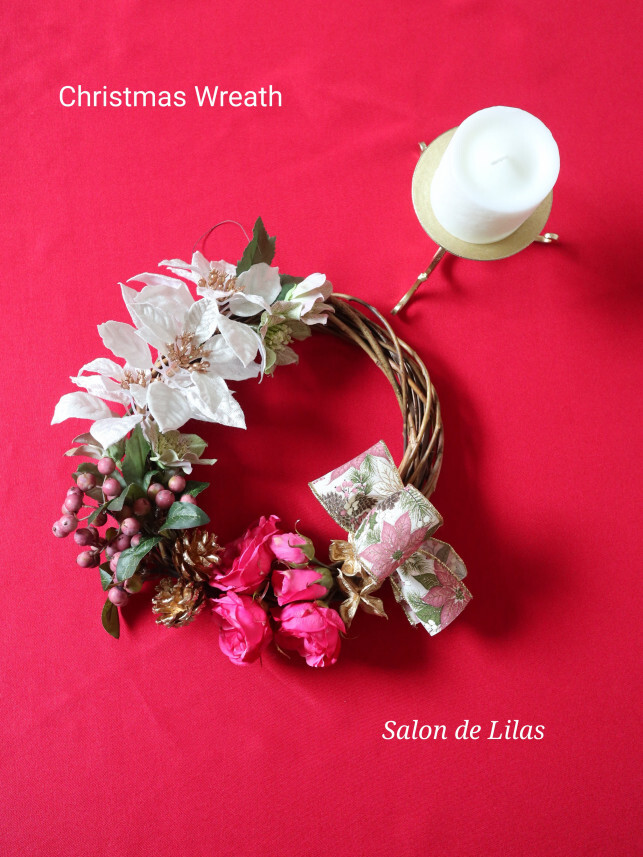 アーティフィシャルフラワー クリスマスレッスン2025｜神楽坂が大好き