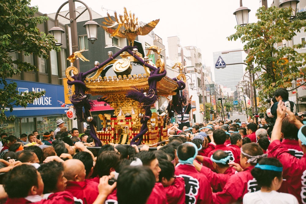 神楽坂,赤城神社,例大祭