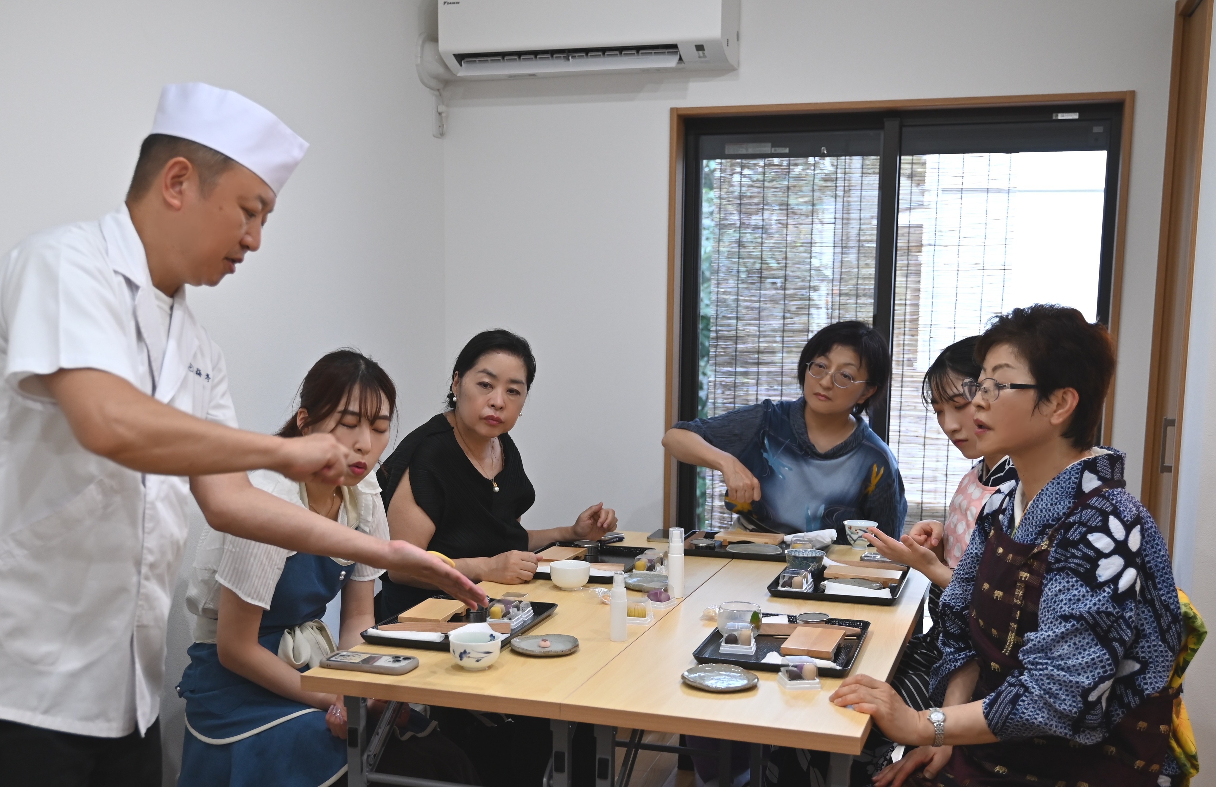 和菓子教室,梅花亭,井上豪